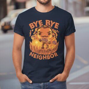Funko Pop Tees "Hello Neighbor" Men's XL Graphic‎ T-shirt "Bye Bye Neighbor"